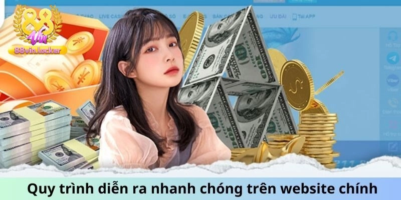 Hướng dẫn thao tác rút tiền